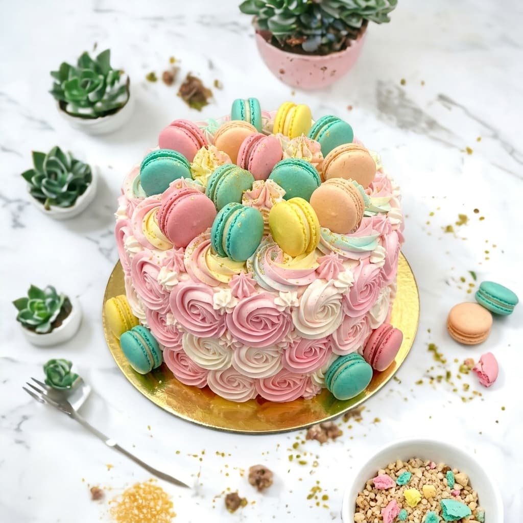 Muzlu Makaronlu Yaş Pasta