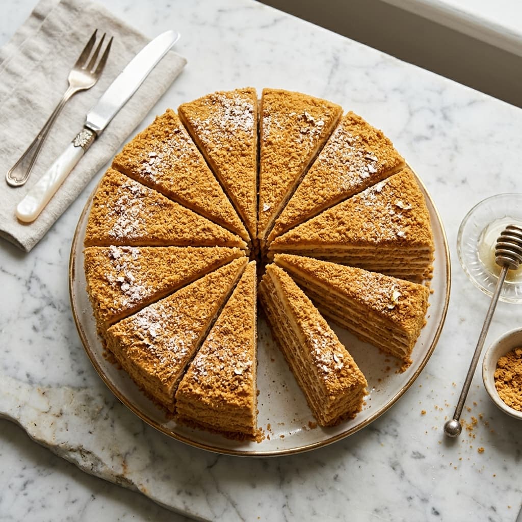 Klasik Medovik Ballı Pasta