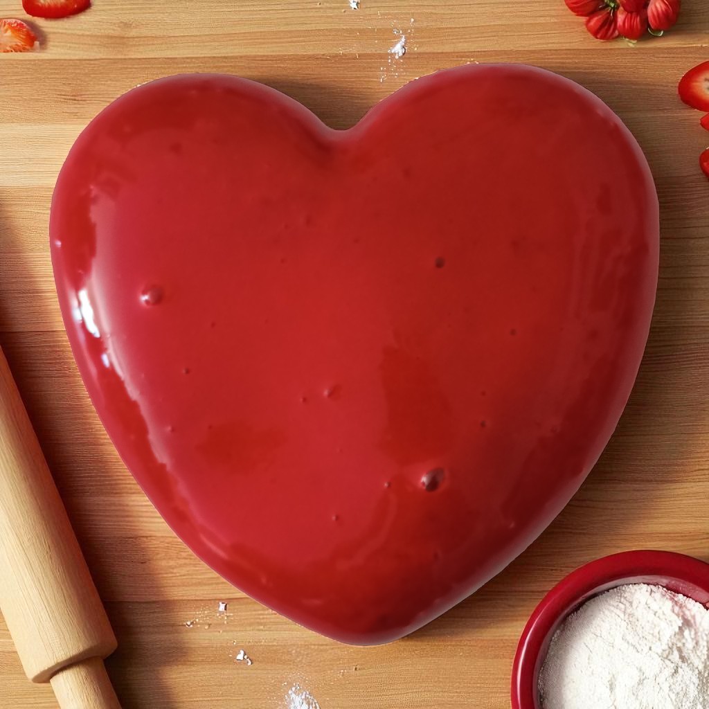 Çilekli Mousse Pasta